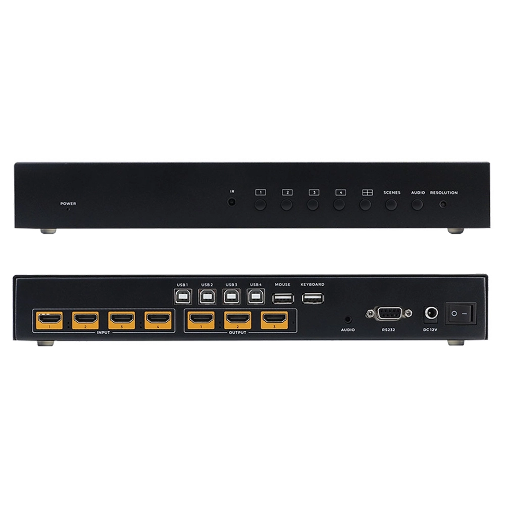 MULTIVIEWER HDMI 4K 60HZ 4X3 COM KVM (FLEXPORT)