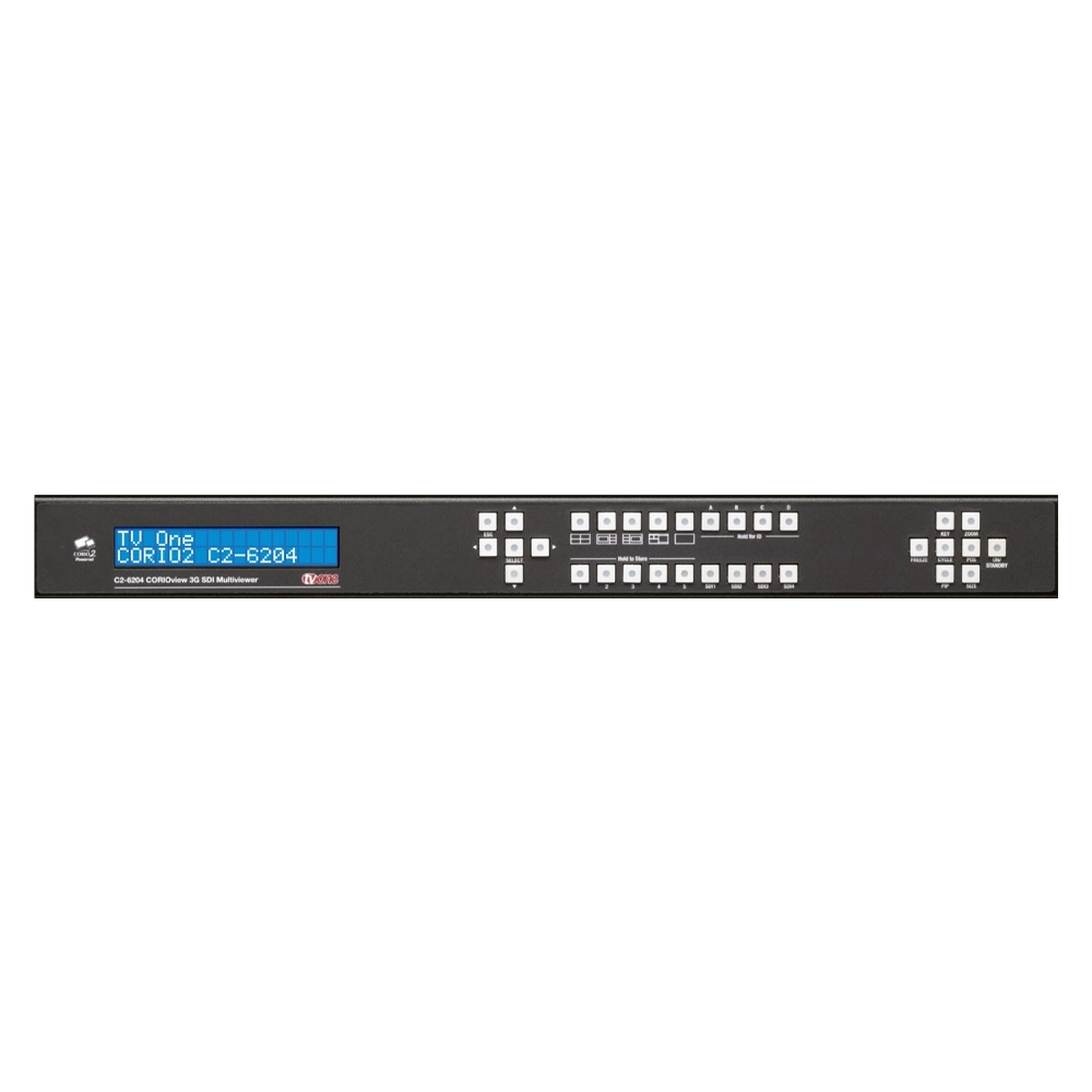 Multiviewer 3G-SDI de 4 Canais Full HD 1080p DVI 1U  Profissional (TV ONE)