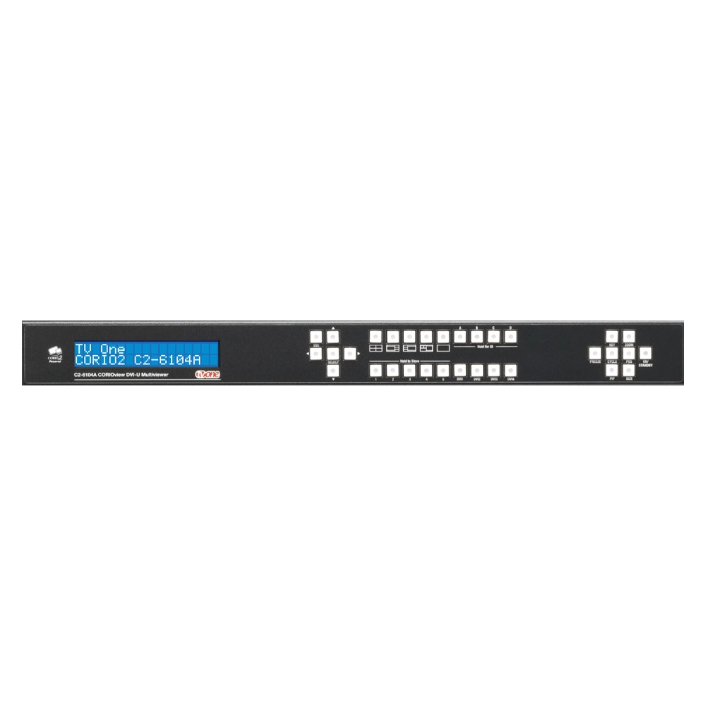 Multiviewer4 Portas DVI Compativel com HDMI Full HD 1080p 1U Profissional (TV ONE)