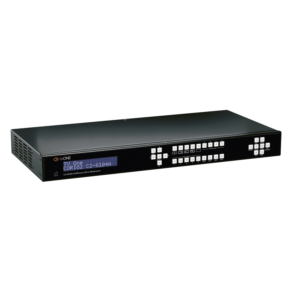 Multiviewer4 Portas DVI Compativel com HDMI Full HD 1080p 1U Profissional (TV ONE)