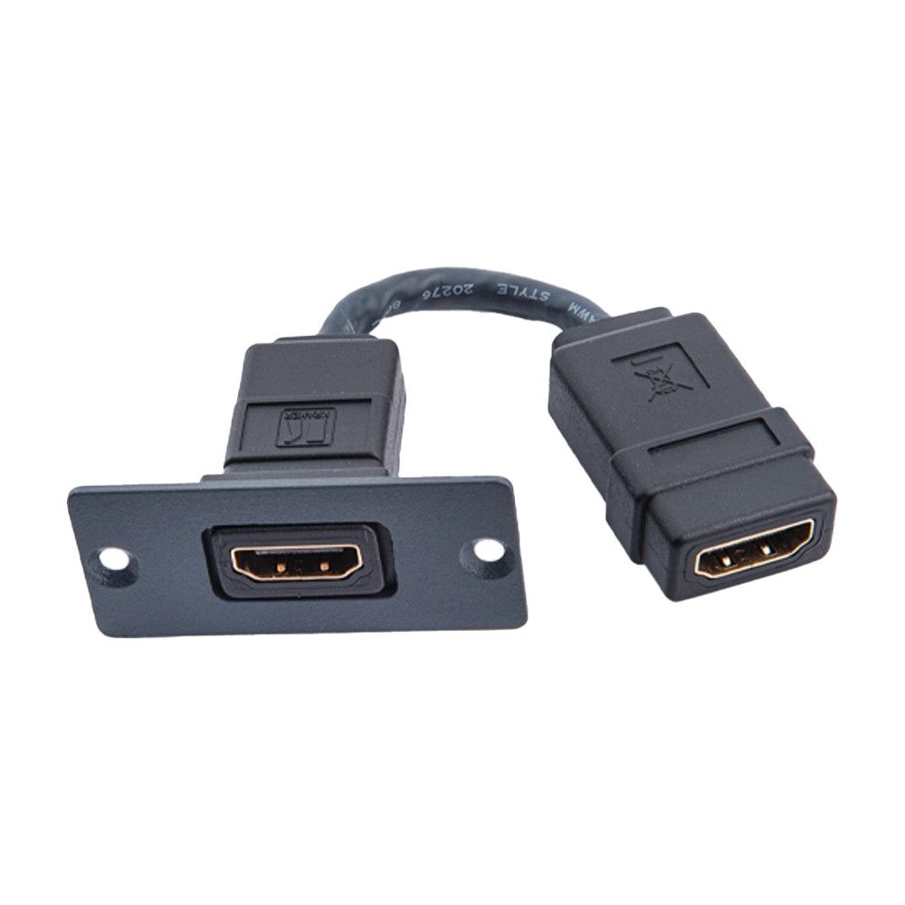 PLACA DE INSERÇÃO HDMI FÊMEA. X FÊMEA PRETO (KRAMER)