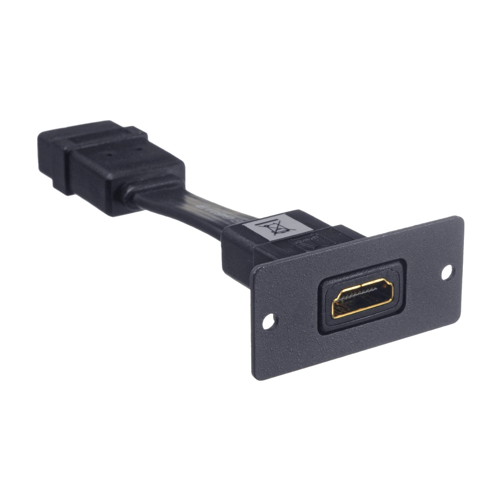 PLACA DE INSERÇÃO HDMI FÊMEA. X FÊMEA PRETO (KRAMER)