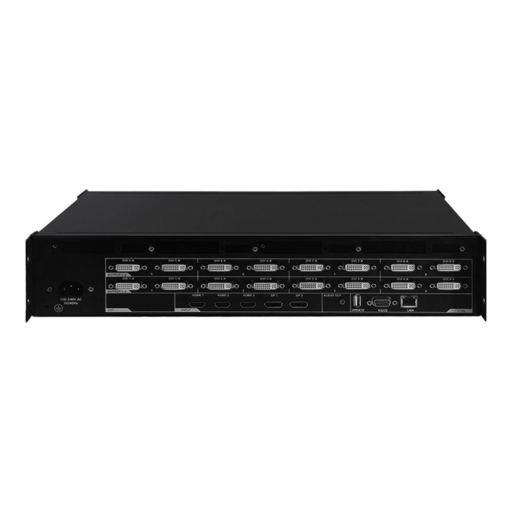 PROCESSADOR DE VIDEO WALL 5X8 - 3 HDMI E 2 DISPLAYPORT x 8 DVI 8K E 4K 60HZ (FLEXPORT)