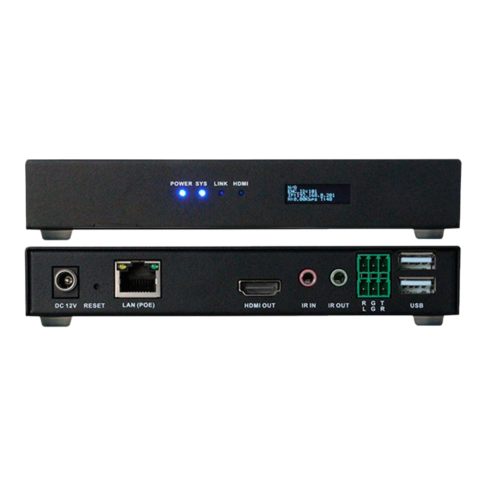 RECEPTOR HDMI SOBRE IP 1080P FUNÇÕES KVM MATRIX VIDEO WALL E MULTIVIEWER (FLEXPORT)