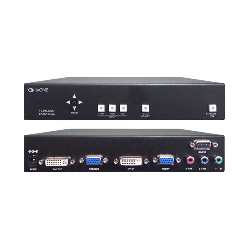 Scaler DVI VGA Vídeo Component Profissional (TV ONE)