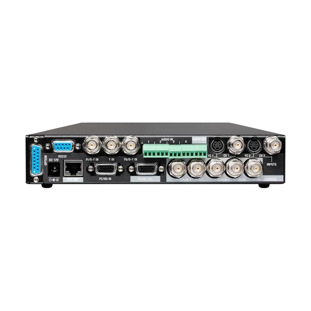Scaler e Switcher de Vídeo CORIO2 com Saída UTP de até 300m e Suporte Full HD 1080p (TV ONE)