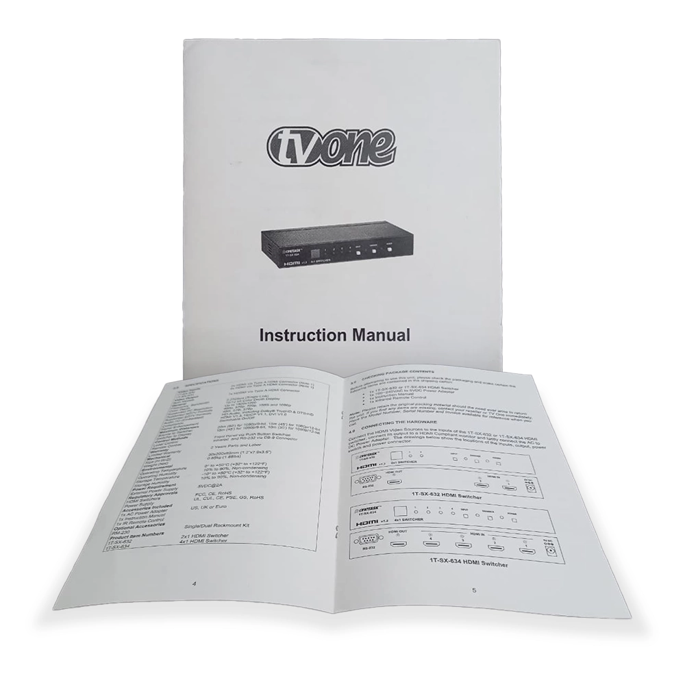 Seletor Switch HDMI V1.3 4x1 Profissional Full HD (TV ONE)