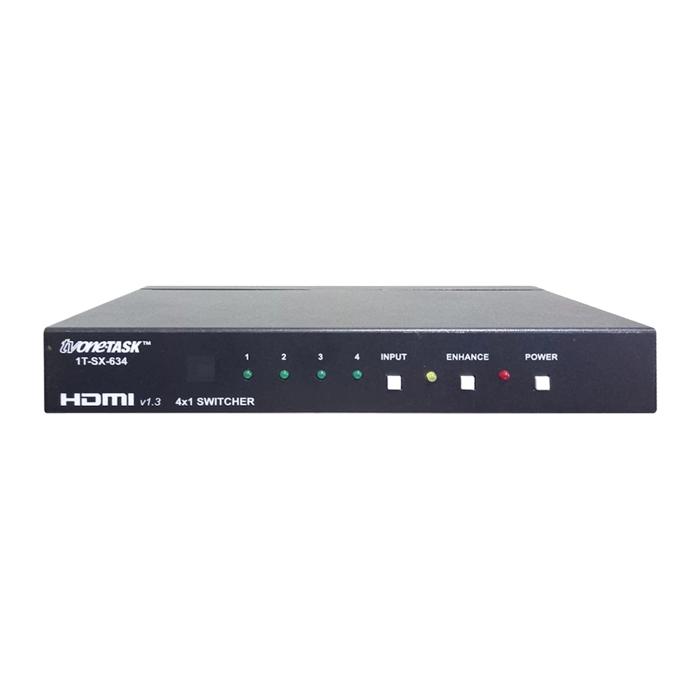 Seletor Switch HDMI V1.3 4x1 Profissional Full HD (TV ONE)