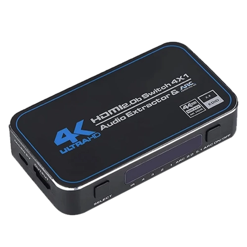 SELETOR HDMI 4X1 C/ CONTROLE REMOTO
