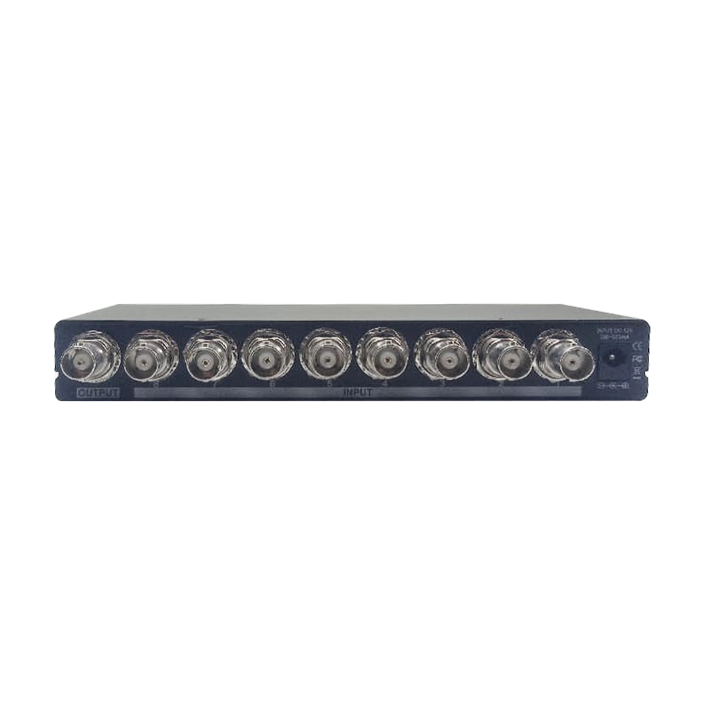 Seletor Switcher SDI Profissional 8 entradas para 1 saída BNC (TV ONE)