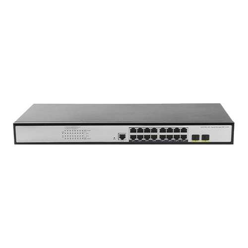 SELETOR OU SWITCH GERENCIAVEL ETHERNET PoE 16 10/100/1000 (FLEXPORT)