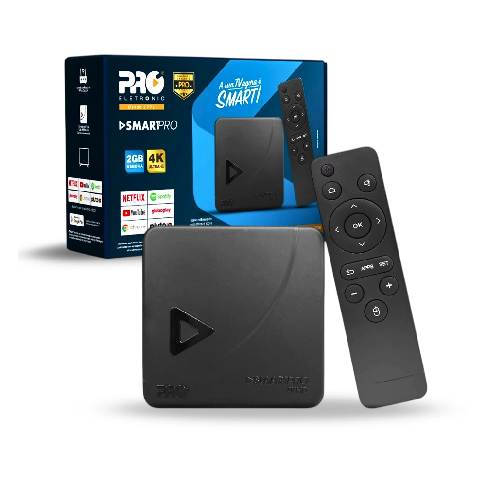 TV Box Android 4K Quad Core com Anatel